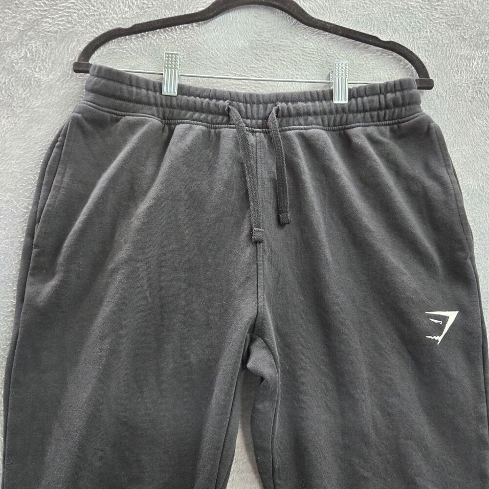 Gymshark Men Activewear Pants Small Black Jogger Logo Embroidered - Picture 11 of 11
